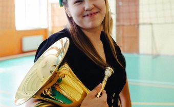 Esmu mūzikas pasniedzēja. ( trompete, trombons, eifonijs)